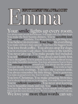 Things We Love About You